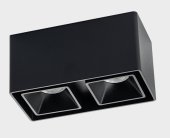 Потолочный светильник ITALLINE FASHION FX2 black + FASHION FXR black - 2шт.