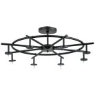 Потолочное крепление RULLO круглое 8х к св-кам 21443х ЧЕРНЫЙ Lightstar 571718