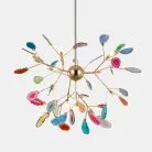 Люстра AGATE 16 ламп. Разноцветные. Lampatron agate-mult-16 1193-6382