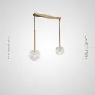 Подвесной светильник ARTO 2 светильника на планке (Ø 20 см). Lampatron 2376-4402