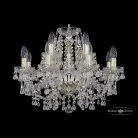 Люстра хрустальная Bohemia 1410/8+4/195 G V0300 R801