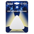 Ночник Uniel DTL-320 Треугольник/White/Sensor