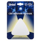 Ночник Uniel DTL-320 Треугольник/White/Sensor