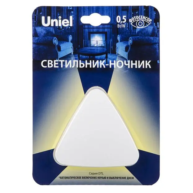 Ночник Uniel DTL-320 Треугольник/White/Sensor Ночник Uniel DTL-320 Треугольник/White/Sensor