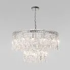 Подвесной светильник с прозрачным хрусталем Eurosvet 60160 хром a065324 Blitz