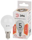 Лампочка светодиодная ЭРА LED P45-5W-827-E14