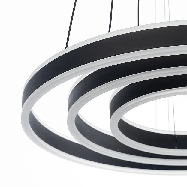 LED Люстра подвесная с пультом Чёрная Citilux CL719651 Дуэт LED Люстра подвесная с пультом Чёрная Citilux CL719651 Дуэт