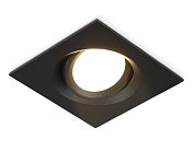 Встраиваемый светильник Ambrella light TN1144 BK черный IP44 GU5.3 95*95*38