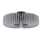 Потолочный светильник 1X40W (E27) H175 ?500 сталь черный / дерево серый eglo 900832 PALOMBAIA