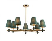 Люстра на штанге с абажурами и мрамором Ambrella light LH75053