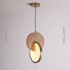 Подвесной светильник GLATT WOOD Размер L. Светлое дерево. Lampatron 2975-18470