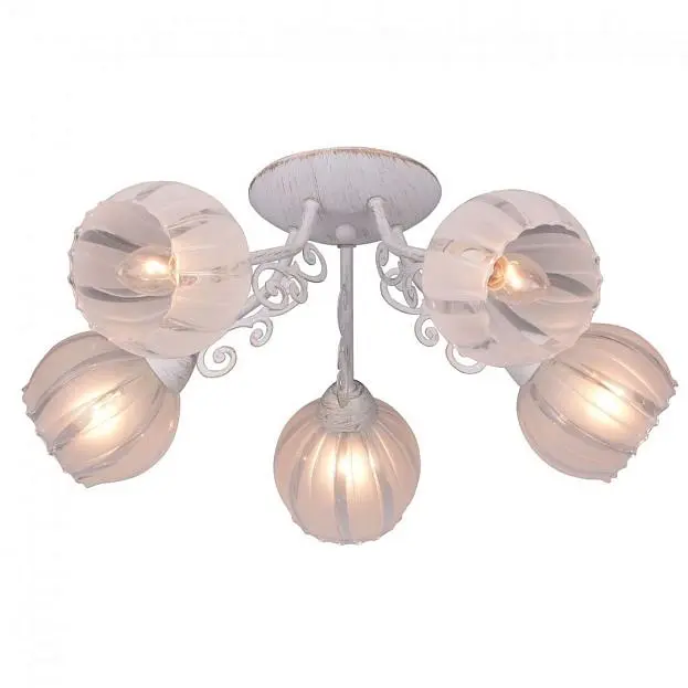 Потолочная люстра Toplight TL3800X-05WG Megan Потолочная люстра Toplight TL3800X-05WG Megan