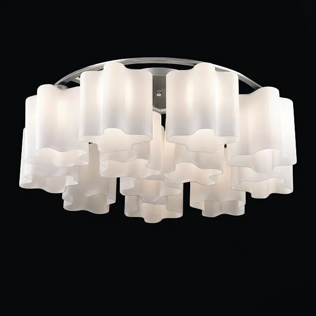 Люстра потолочная Серебристый/Белый E27 12*60W (из 2-х коробок) ST Luce SL116.052.12 Onde