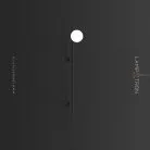 Бра OHLA 1 плафон. Цвет черный Lampatron 8452-23239