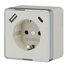 Розетка werkel W5071703 Gallant (слоновая кость) a057699