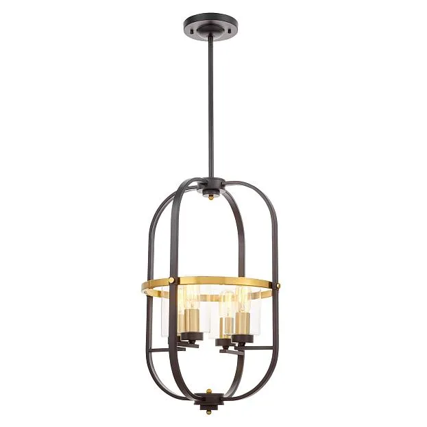 Подвесной светильник Lumina Deco LDP 1141-4 BK+MD Monterey Подвесной светильник Lumina Deco LDP 1141-4 BK+MD Monterey