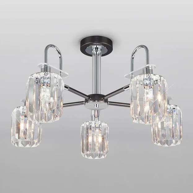 Потолочная люстра Eurosvet 70090/5 графит a045141 Tenia