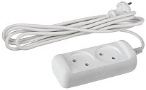 Розеточные блоки, удлинители ЭРА U-2-1,5m-2x1