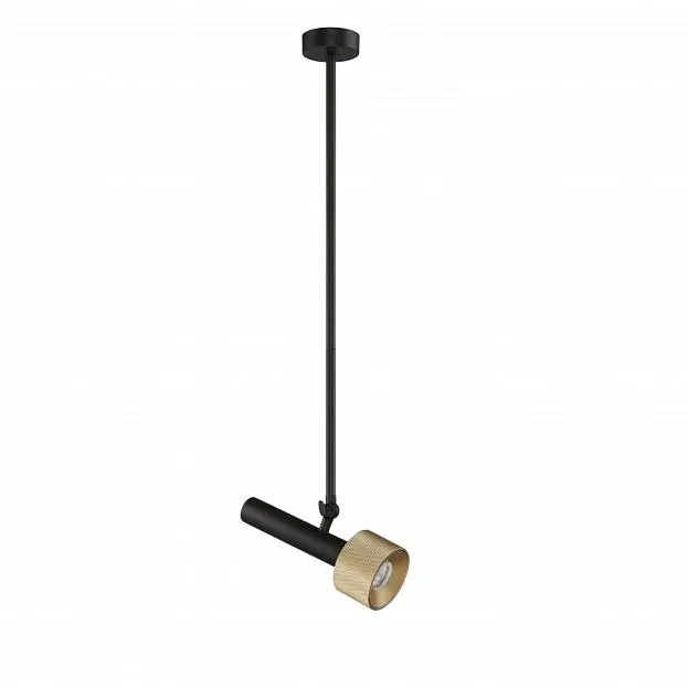 Светильник подвесной iLedex 2361-1 BK+BR Delta