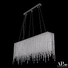 Люстра светодиодная хрустальная APL LED SH512.0.100.G.Ni.4000 Sicilia