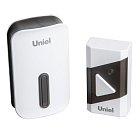 Звонок электронный Uniel UDB-095W-R1T1-38S-BL/WH