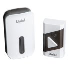 Звонок электронный Uniel UDB-095W-R1T1-38S-BL/WH