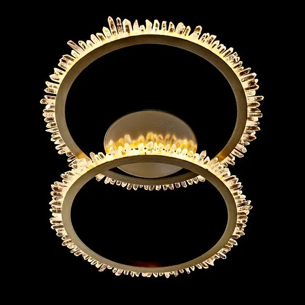 Потолочный светильник Delight Collection MX20020154-2A satin gold Quartz Halo