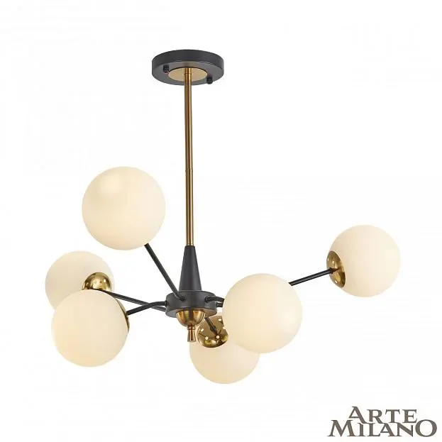 Люстра 279808/6 BK/GD Arte Milano Neapolis Люстра 279808/6 BK/GD Arte Milano Neapolis