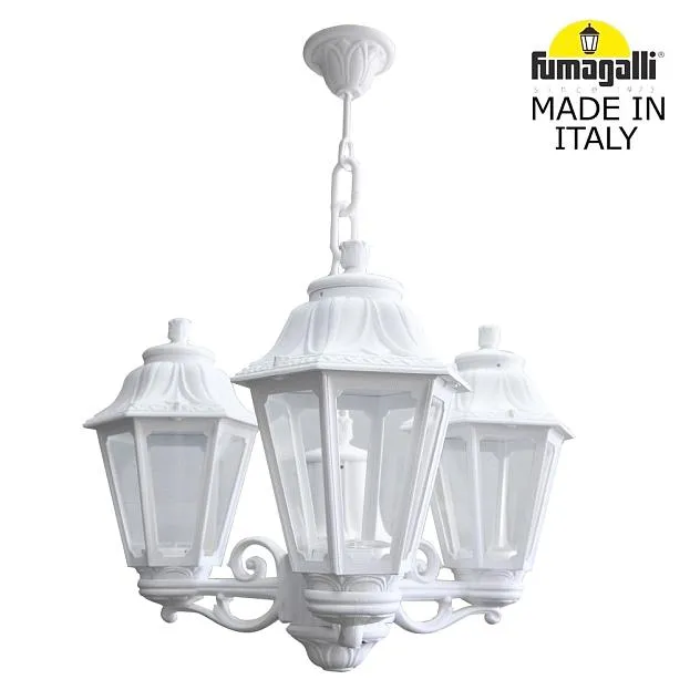 Подвесной уличный светильник FUMAGALLI SICHEM/ANNA 3L E22.120.S30.WXE27 Белый