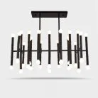 Люстра CONSTA 42 лампы. Цвет черный. Lampatron 1124-8036