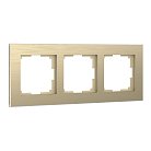 Рамка на 3 поста Werkel W0031711 (шампань) Aluminium a052314