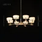 Люстра MARTEL 8 ламп Lampatron 7357-20272