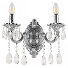 Бра с хрустальными подвесками Bohemia Ivele Crystal AL7801B10/2/175 A Ni