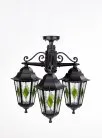 Потолочный светильник уличный Oasis Light 79870lgA/3 Bl PETERSBURG lead GLASS