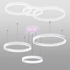 RGB Умная подвесная люстра Белая Citilux CL719A700 Дуэт Смарт