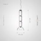 Подвесной светильник QUENTIN Тип C. Размер L Lampatron 8357-22847