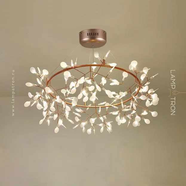 Кольцевые люстры и светильники LEAVES R Ø 125 см (162 LED). Без подсветки в чаше. Lampatron 2163-3746 Кольцевые люстры и светильники LEAVES R Ø 125 см (162 LED). Без подсветки в чаше. Lampatron 2163-3746