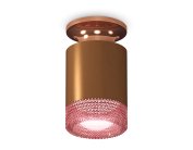 Комплект накладного светильника с композитным хрусталем Ambrella light XS6304151 Techno