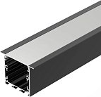 Профиль LINIA49-F-S-2000 BLACK (, Алюминий) 2м Arlight 041873 SL-LINIA-F