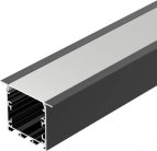 Профиль LINIA49-F-S-2000 BLACK (, Алюминий) 2м Arlight 041873 SL-LINIA-F