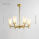 Люстра FABRICIO LUX 6 ламп Lampatron 7282-20074