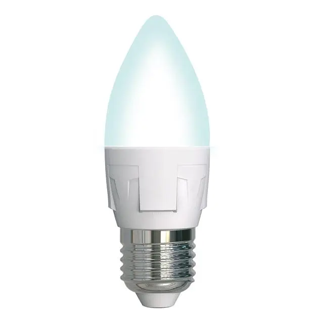 Лампочка светодиодная Uniel LED-C37 7W/4000K/E27/FR/DIM PLP01WH картон Лампочка светодиодная Uniel LED-C37 7W/4000K/E27/FR/DIM PLP01WH картон