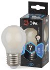Лампочка светодиодная филаментная ЭРА F-LED P45-7W-840-E27 frost