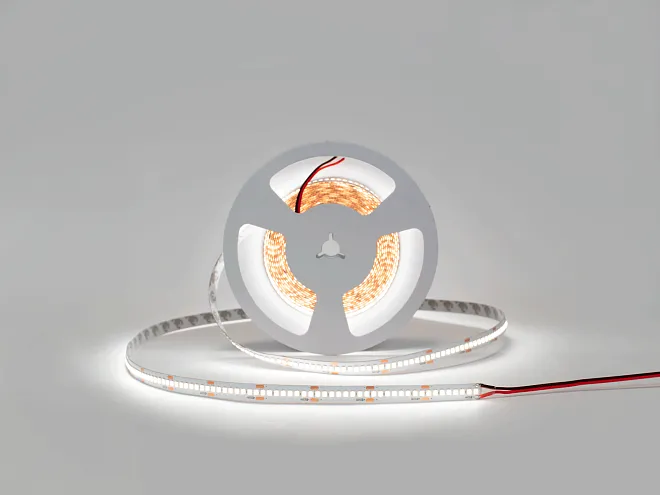 Светодиодная лента LUX, 2835, 240 LED/м, 14,4 Вт/м, 24В, IP33, Нейтральный белый (4000K) SWG DSG-HE2240-24-NW-33