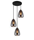 Подвесной светильник Lumina Deco LDP 6841-3 GY Braga