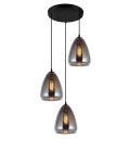 Подвесной светильник Lumina Deco LDP 6841-3 GY Braga