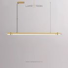Реечный, рядный светильник DITMAR LONG Размер S. Цвет Латунь Lampatron f-ditmar-long-s-brass 8497-23427