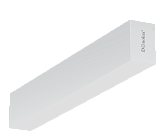 Накладной светодиодный светильник Donolux DL18516C100WW40L4RAL9003