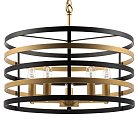 Подвесная люстра Gold Stripes Chandelier 5 ImperiumLoft 156814-22 40.3014-3