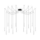 Подвесной светильник Ideal Lux 284002 LUCCIOLA SP16 NERO